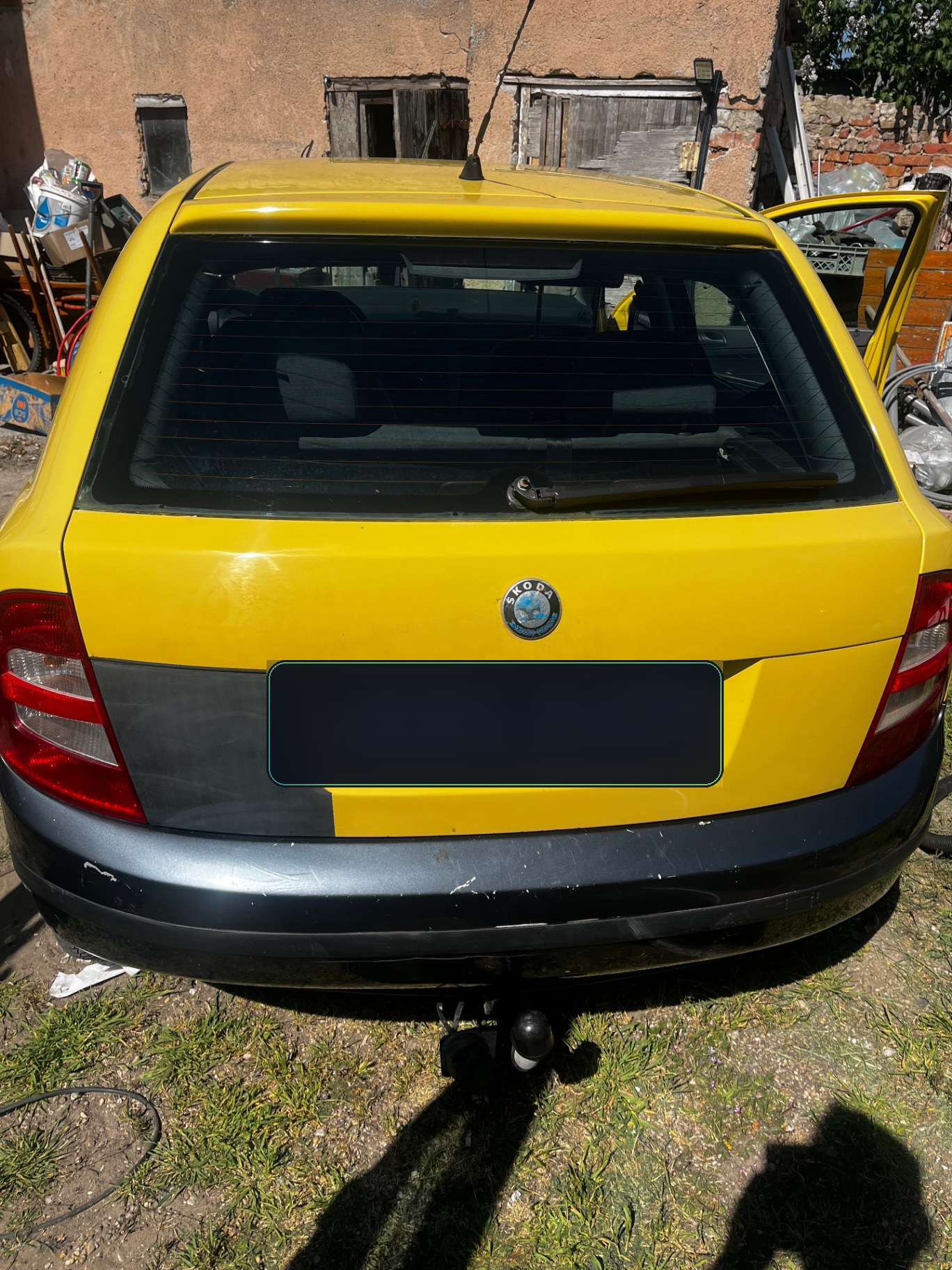 Škoda – külső kézi mosás – utána